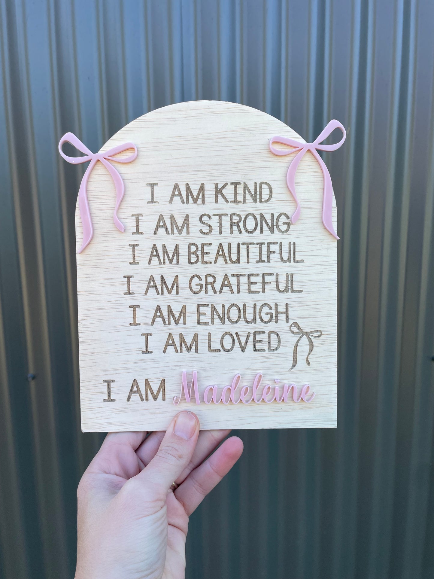 Affirmation Plaque