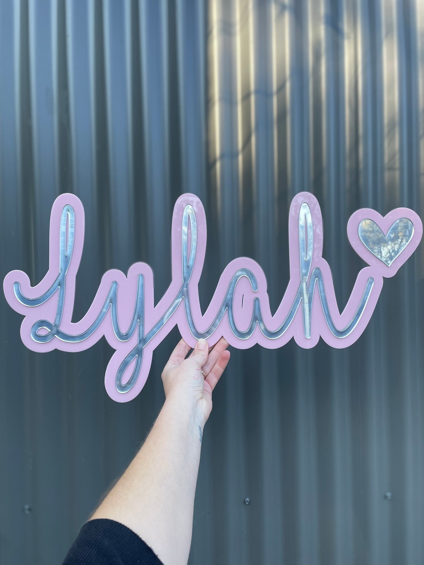 Double Layer Name Plaque