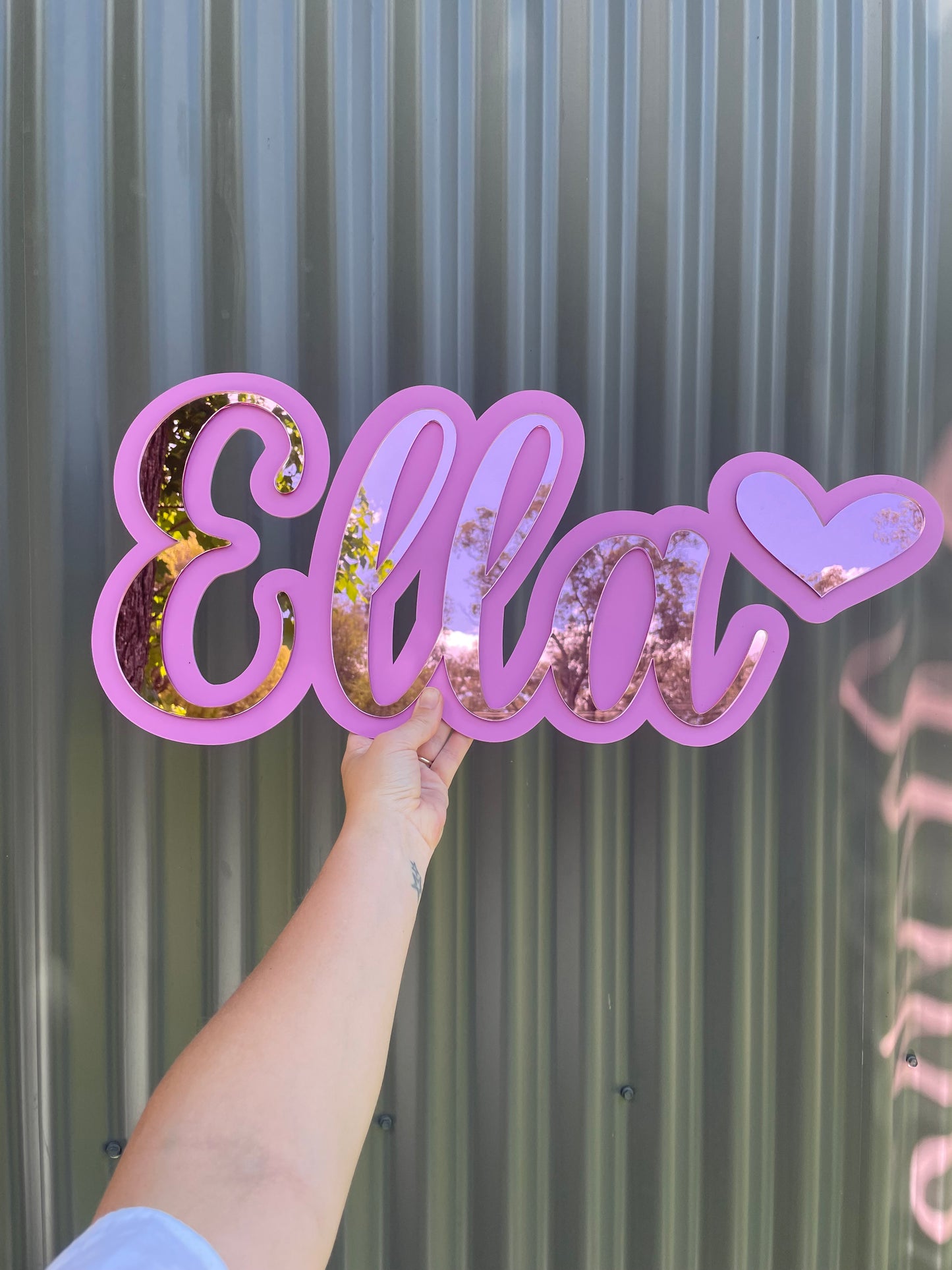Double Layer Name Plaque