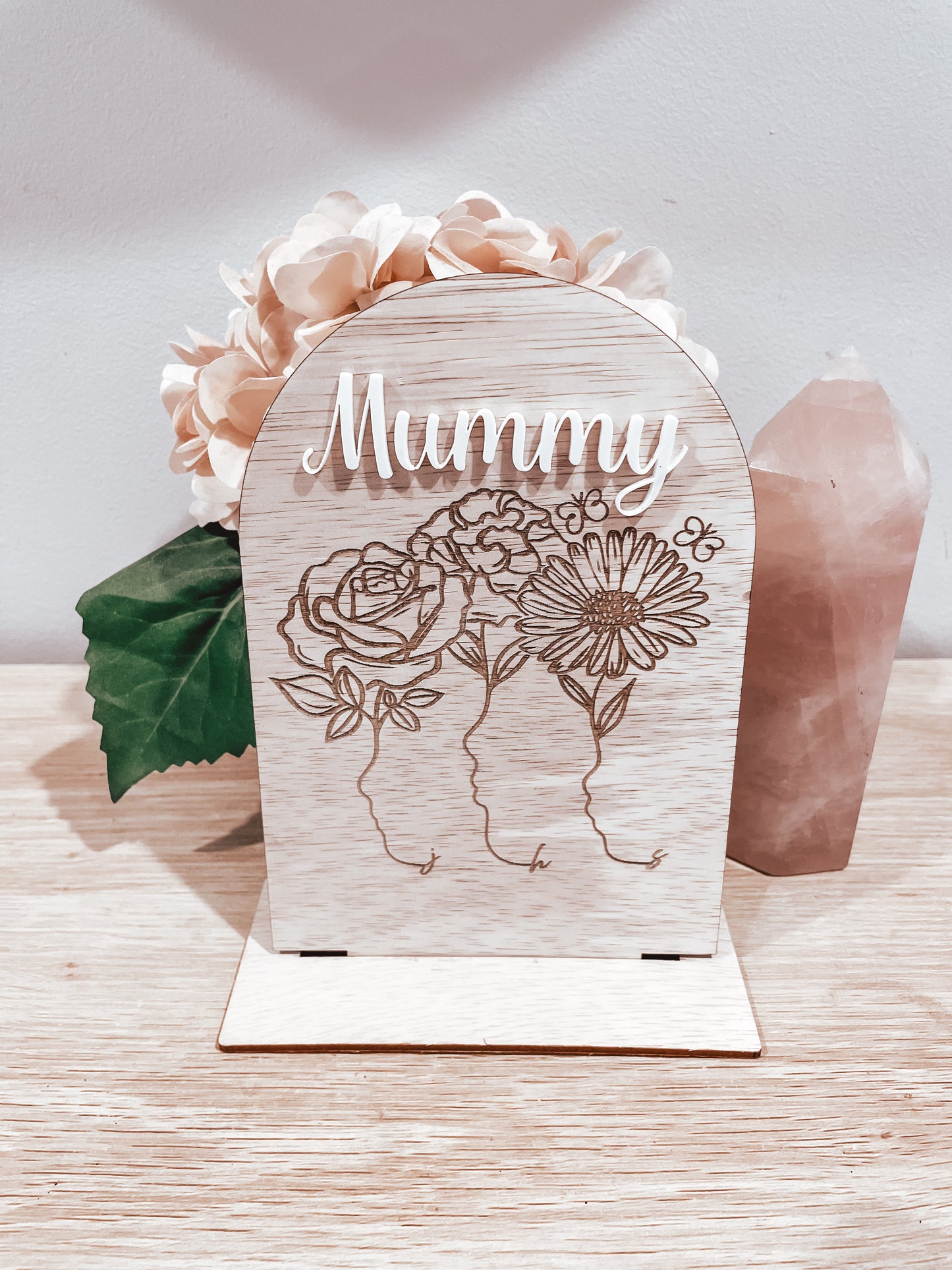 Bloom & Profile Keepsake Arch