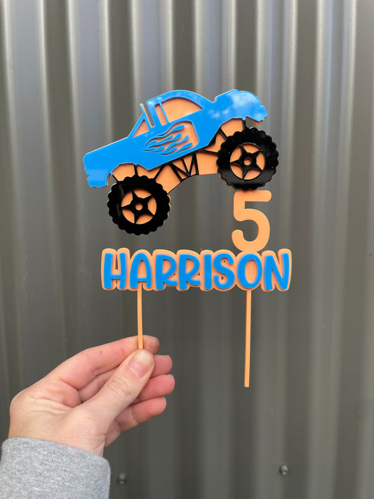 Monster Truck Cake Topper