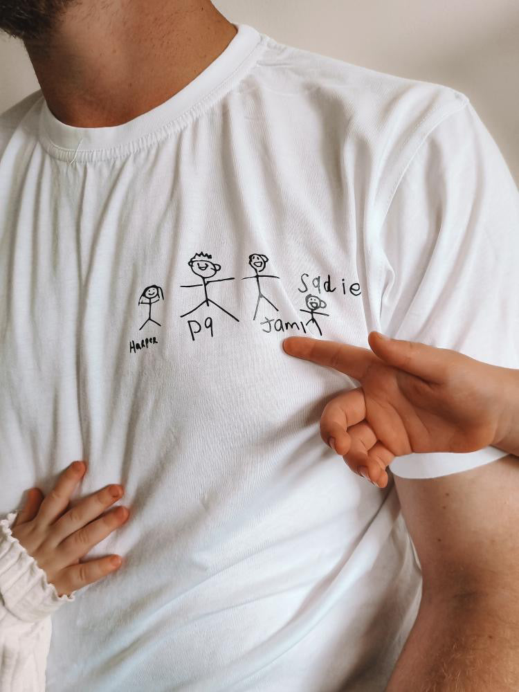 Custom Kids Drawing Tee