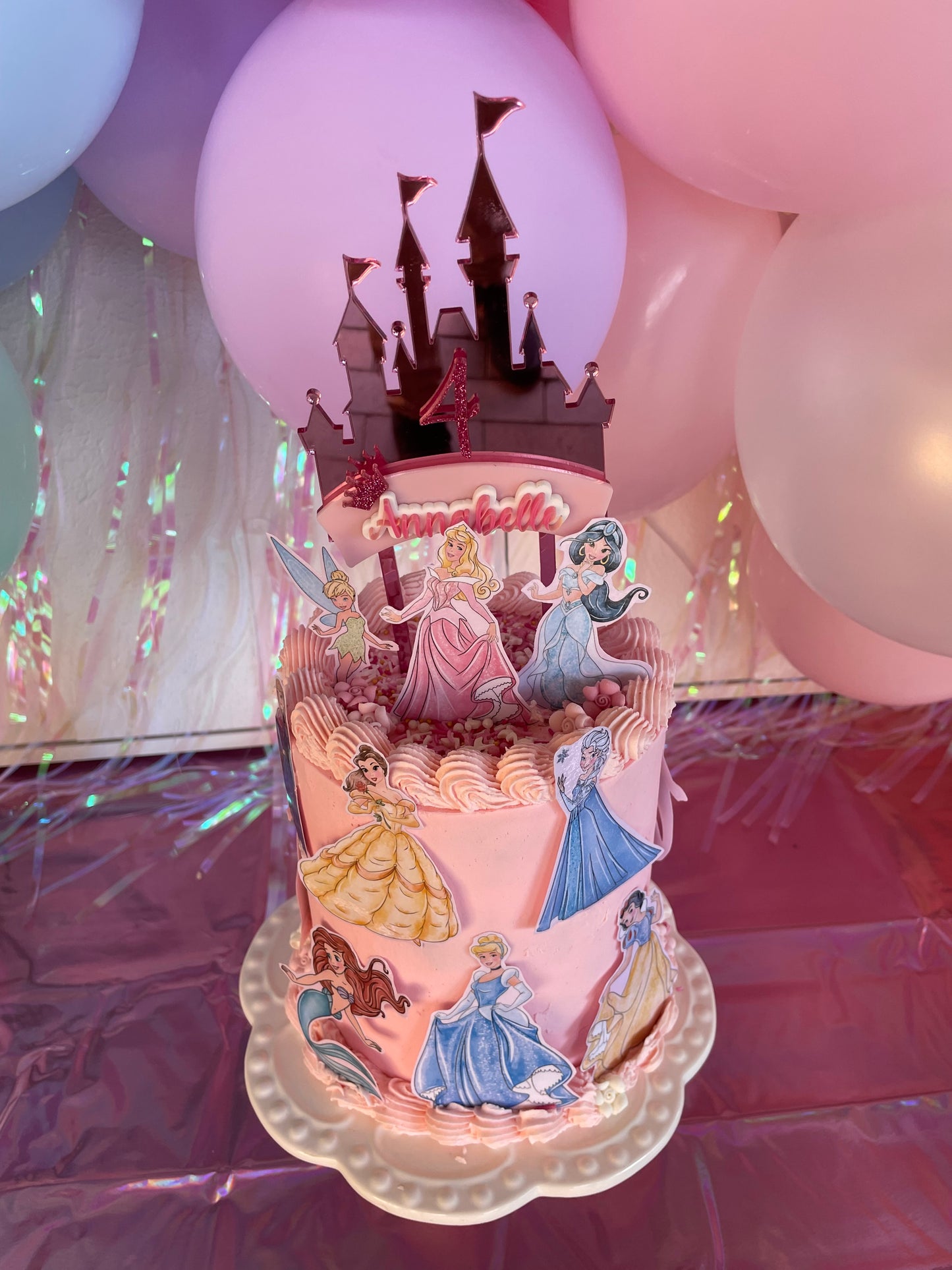 Princess Castle Cake Topper