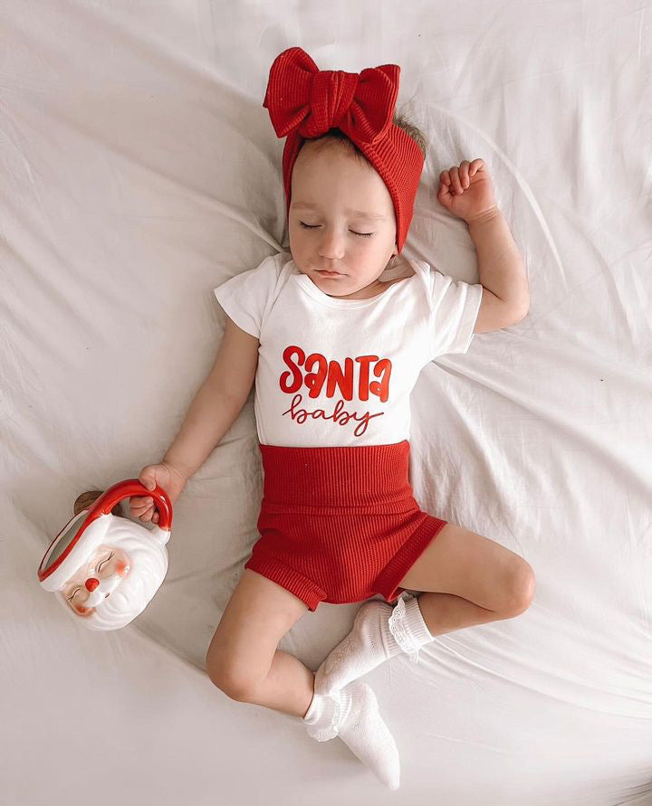 Santa Baby Bodysuit