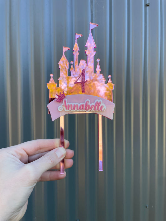Princess Castle Cake Topper