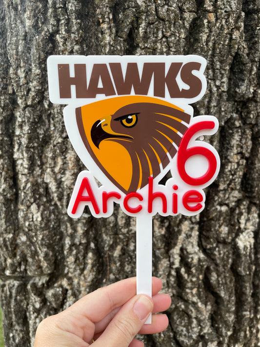 Hawks Cake Topper