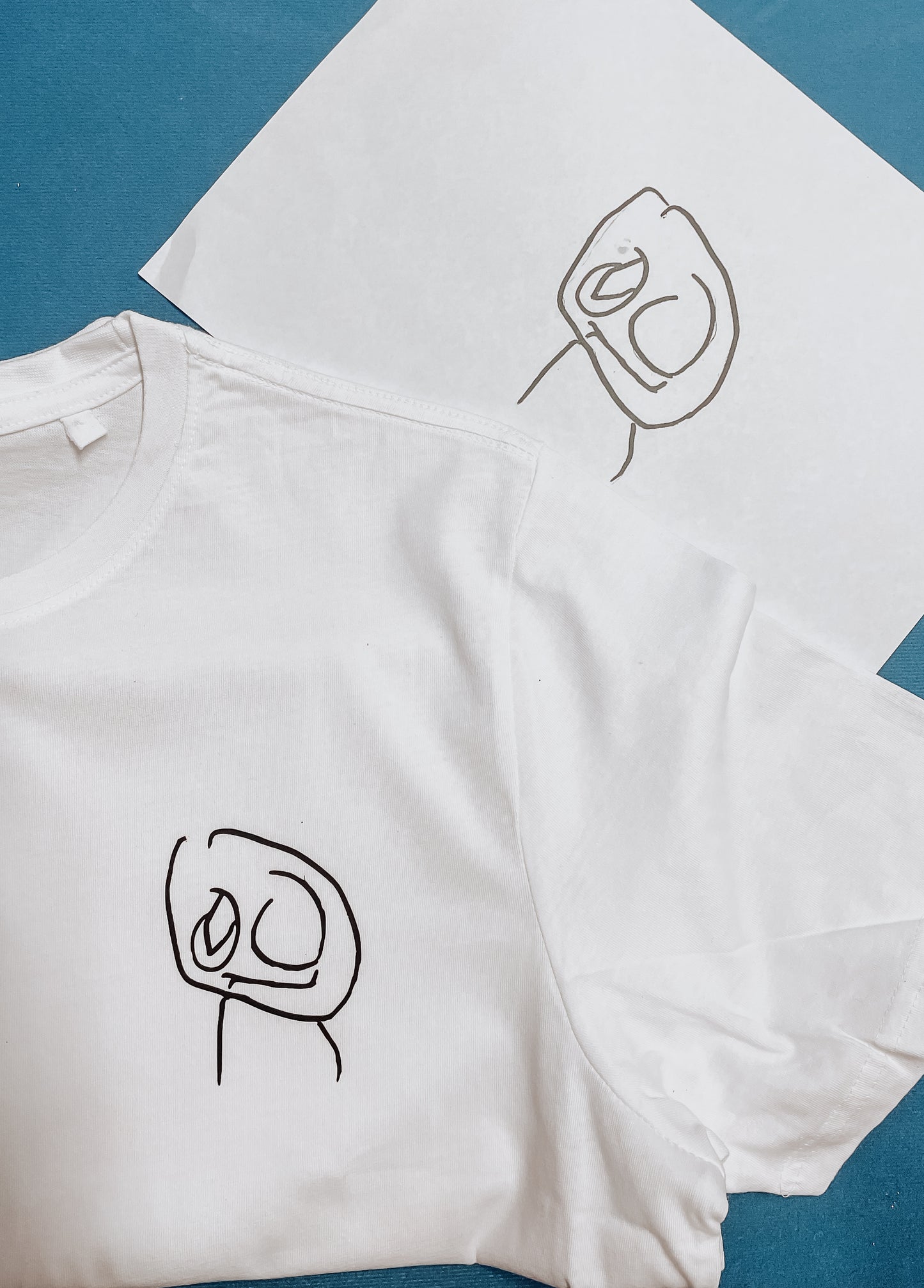 Custom Kids Drawing Tee