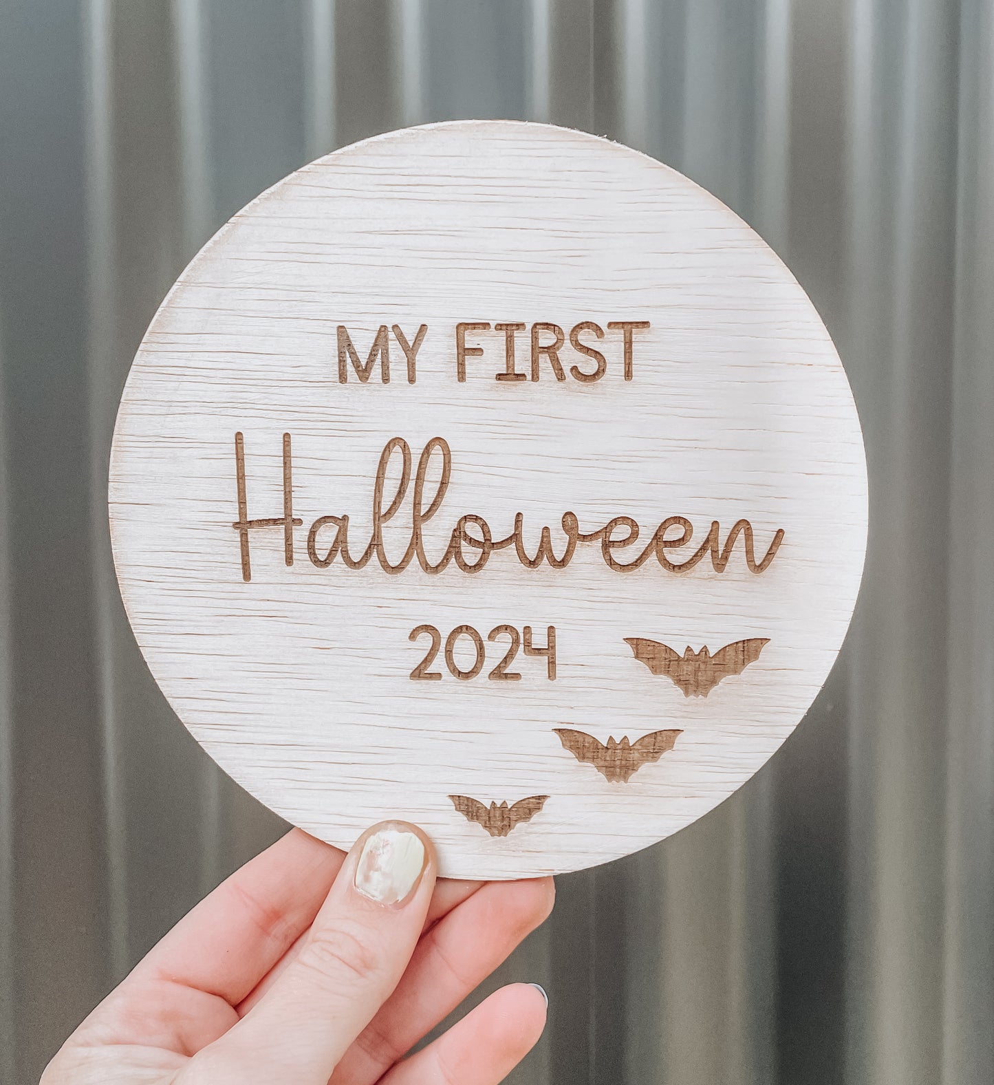 My First Halloween Plaque