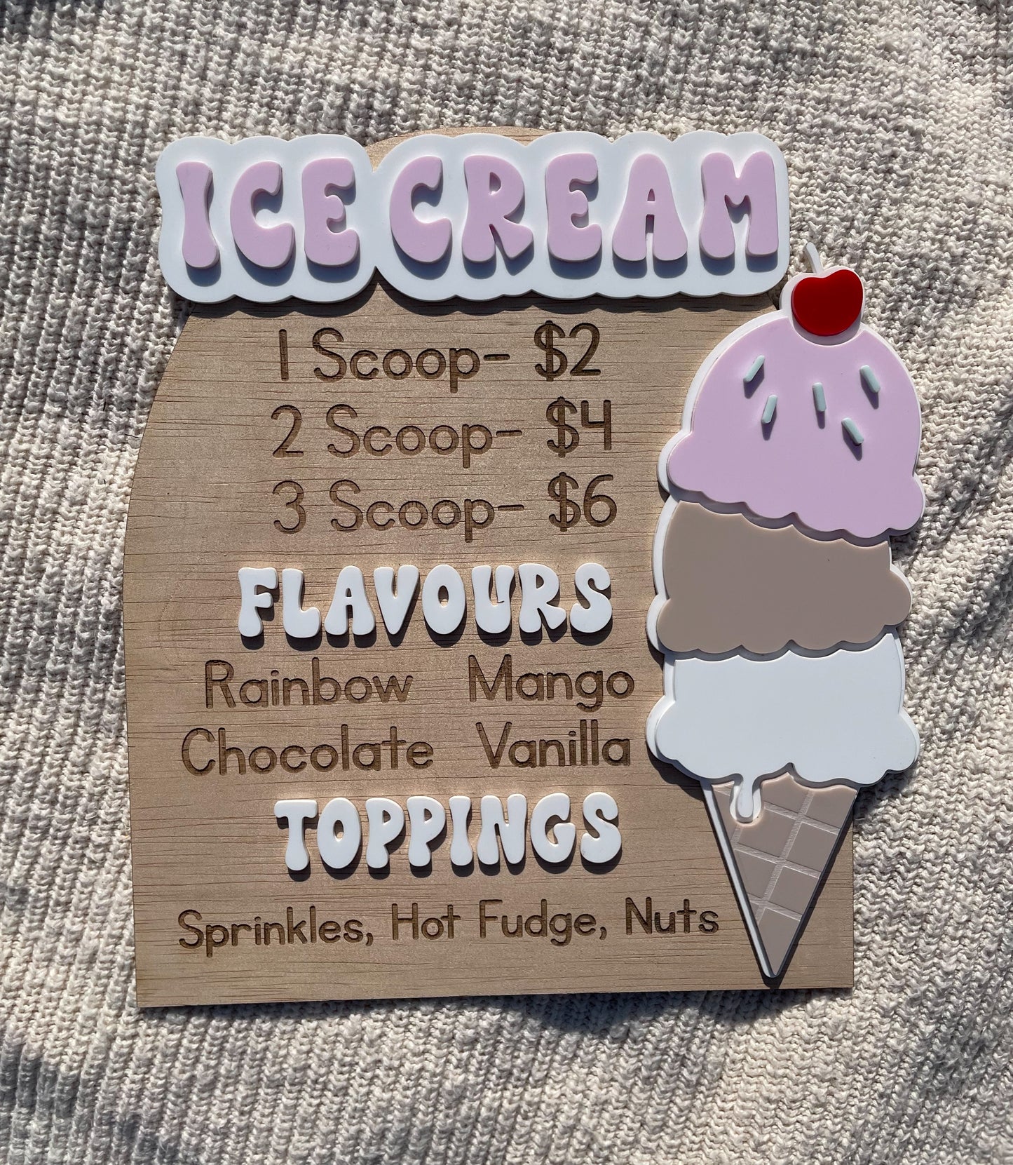 Ice Cream Shop Sign