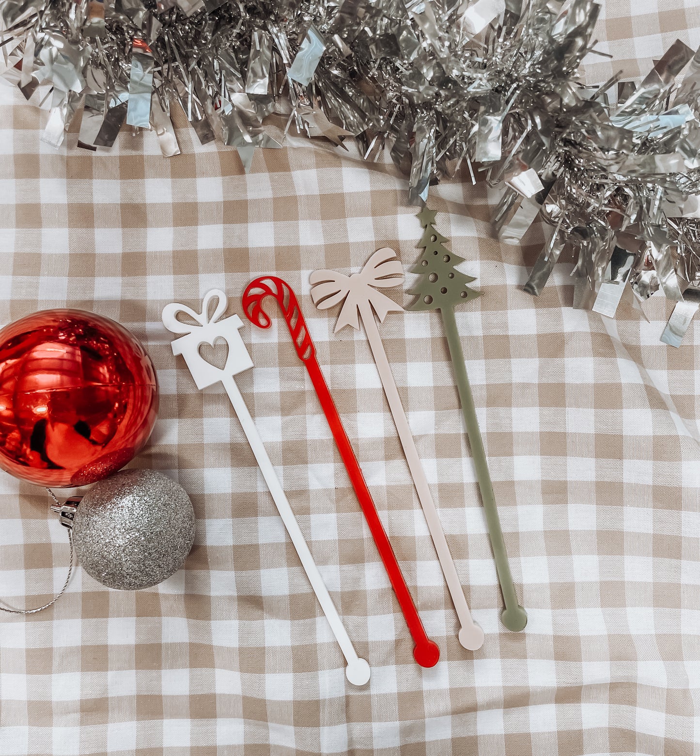 Christmas Drink Stirrers (4Pack)