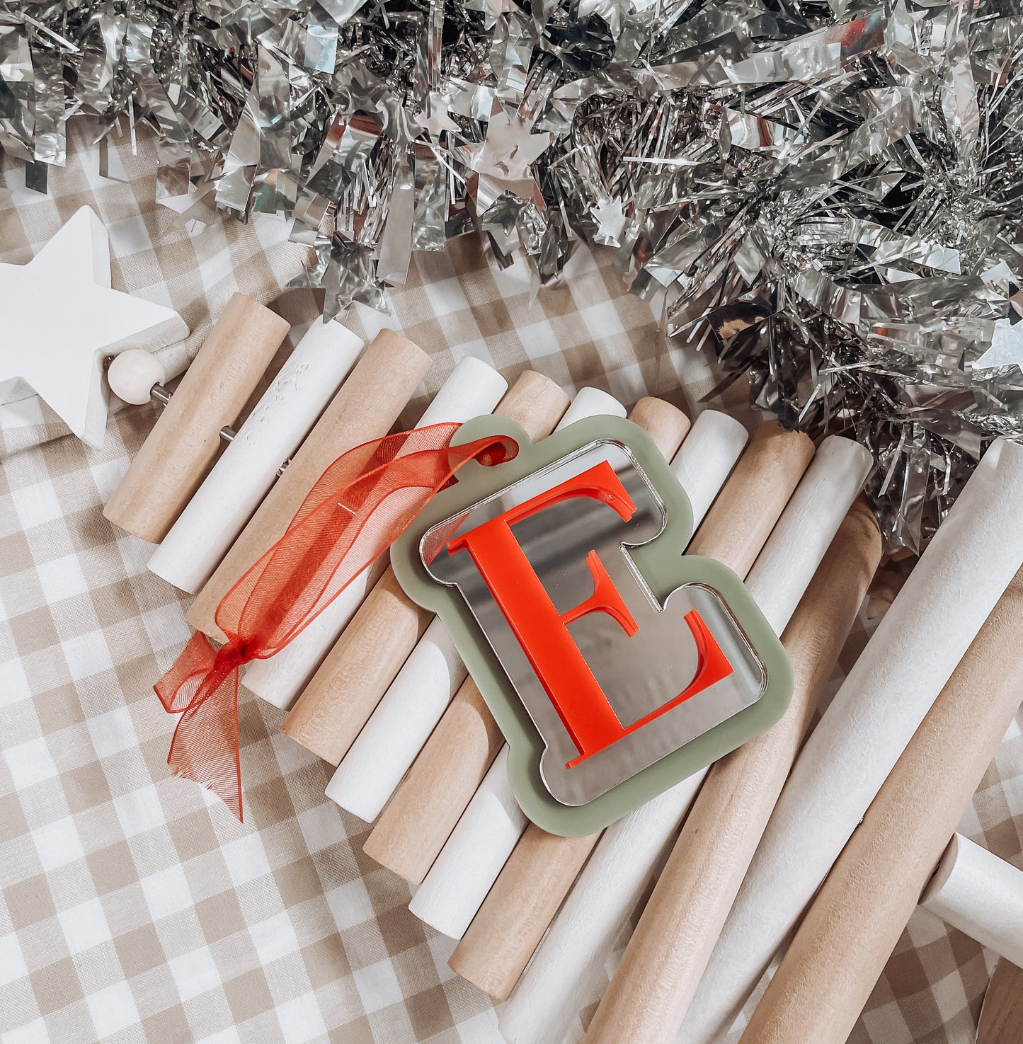 Triple Layer Acrylic Letter Decoration