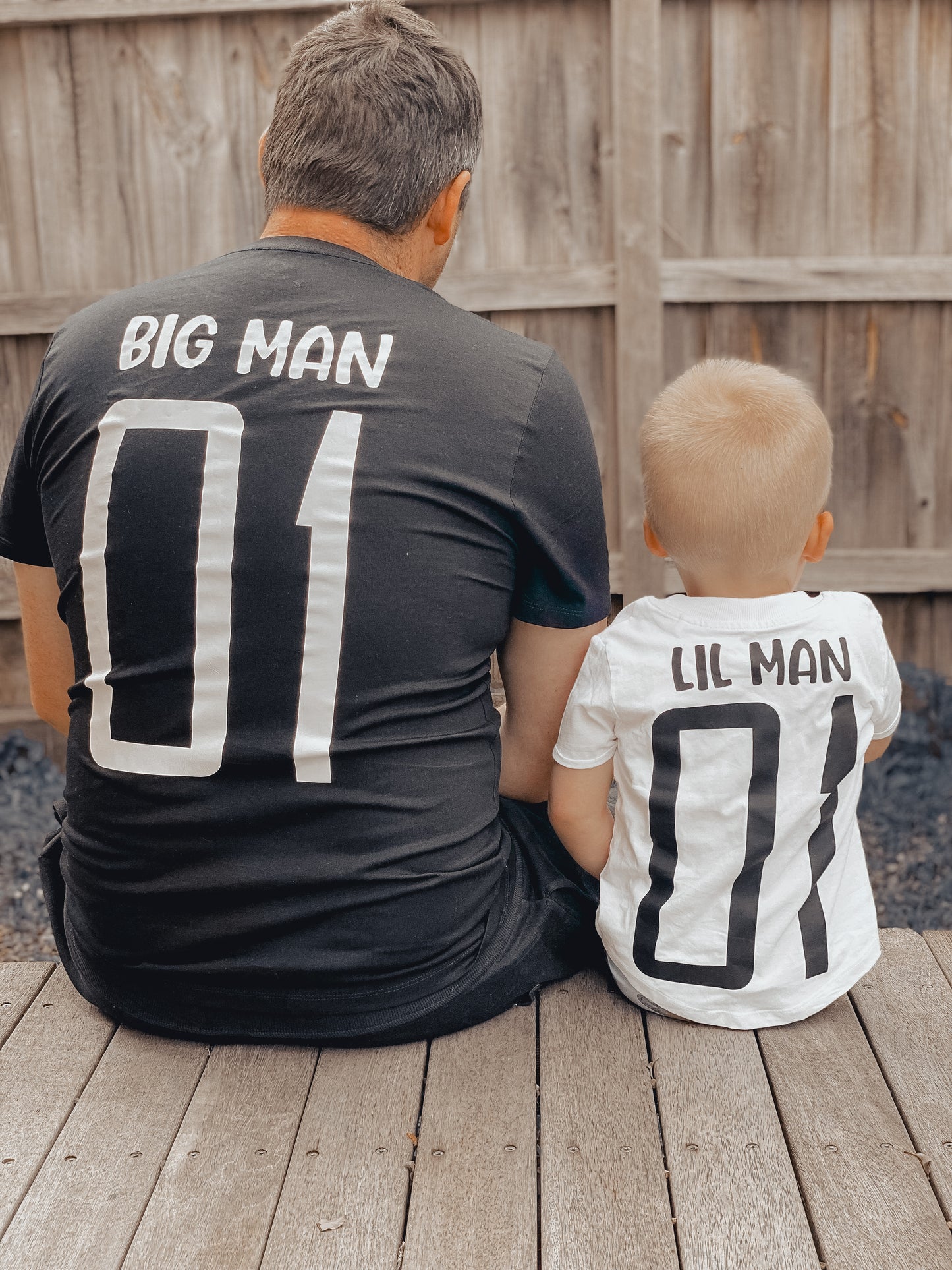 Big Man & Lil Man Matching T Shirts