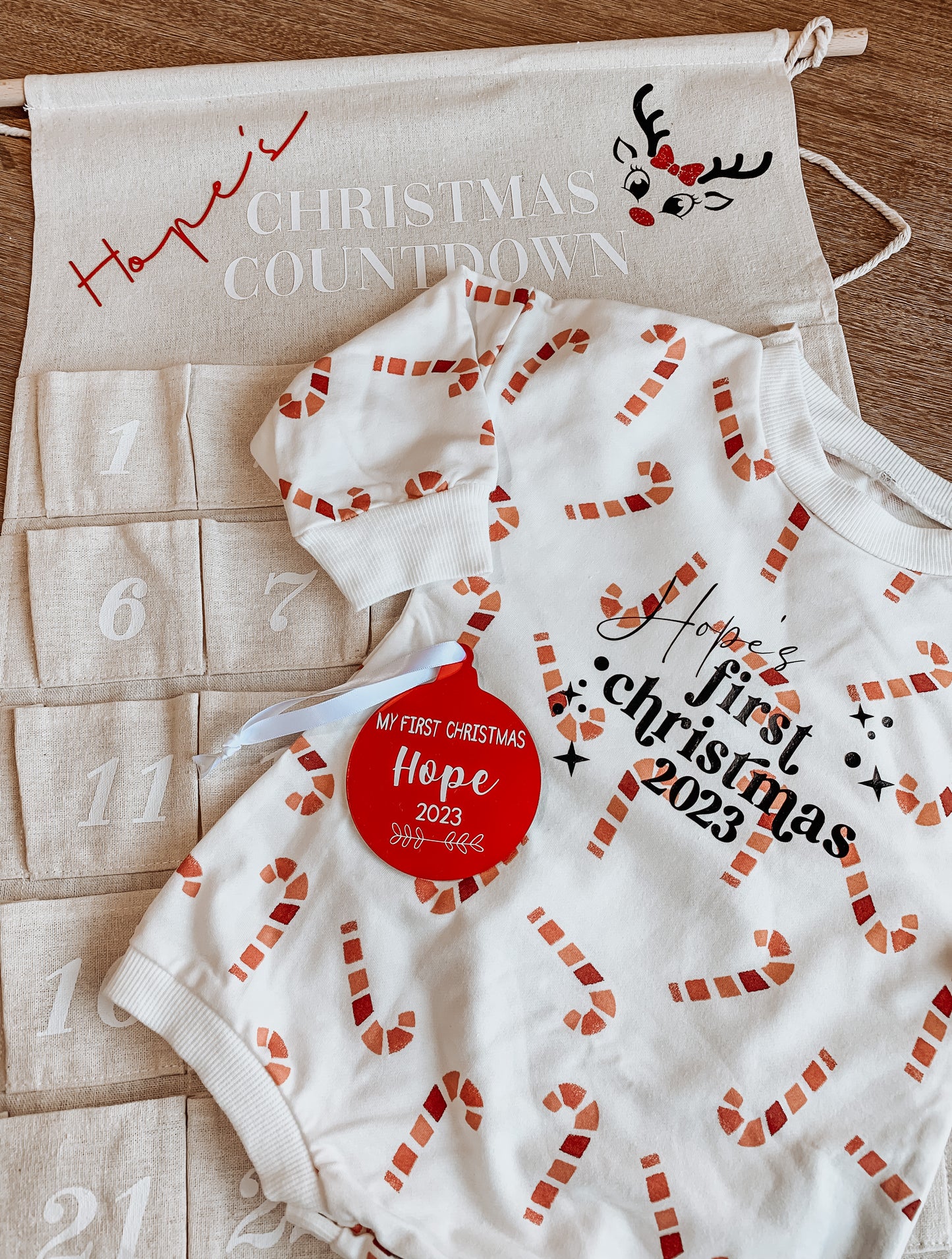 Candy Cane Romper