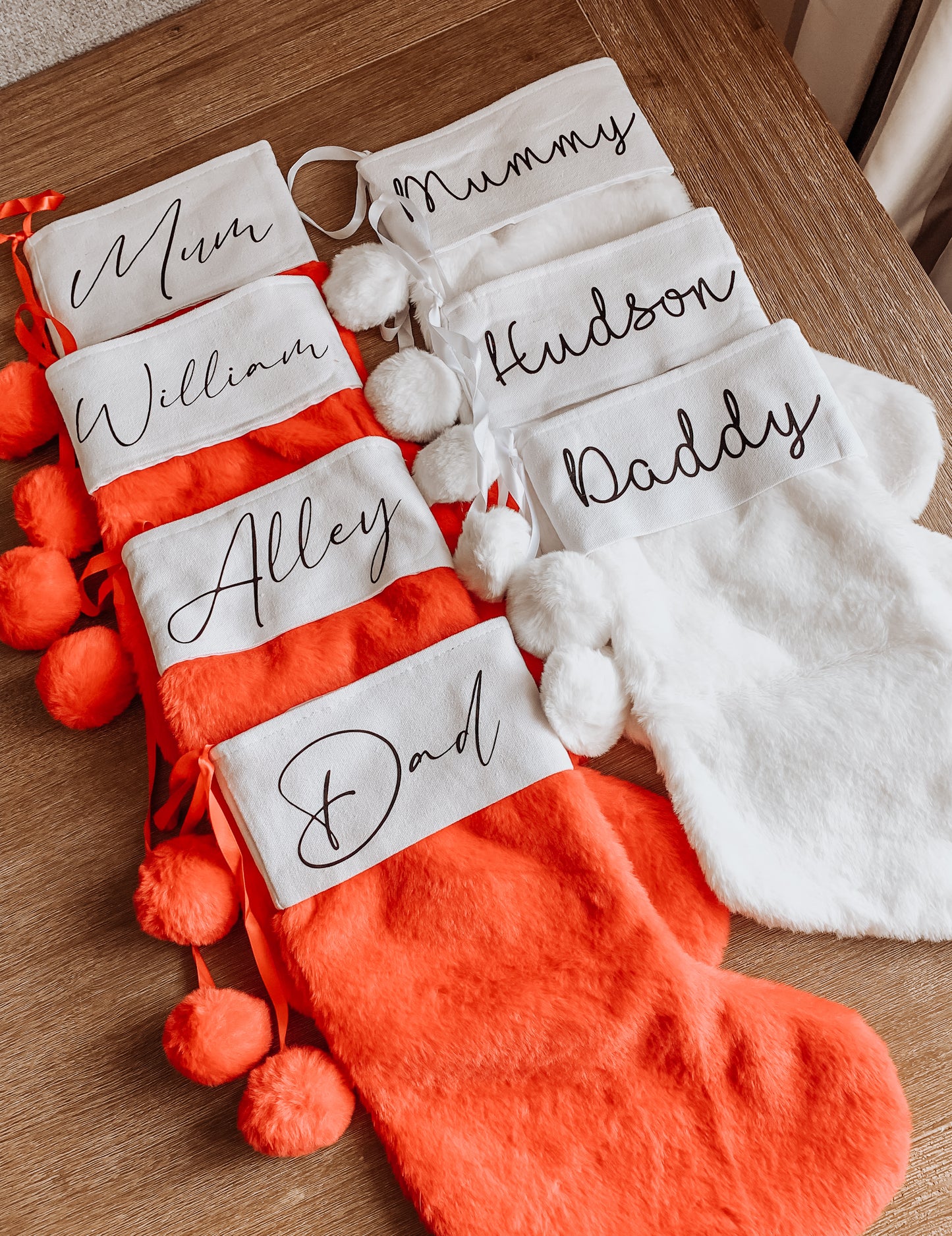 Personalised Pom Pom Stocking