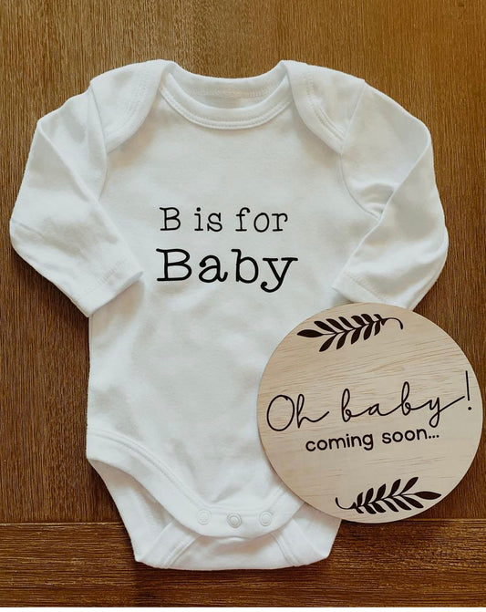 Oh Baby… Coming Soon Plaque